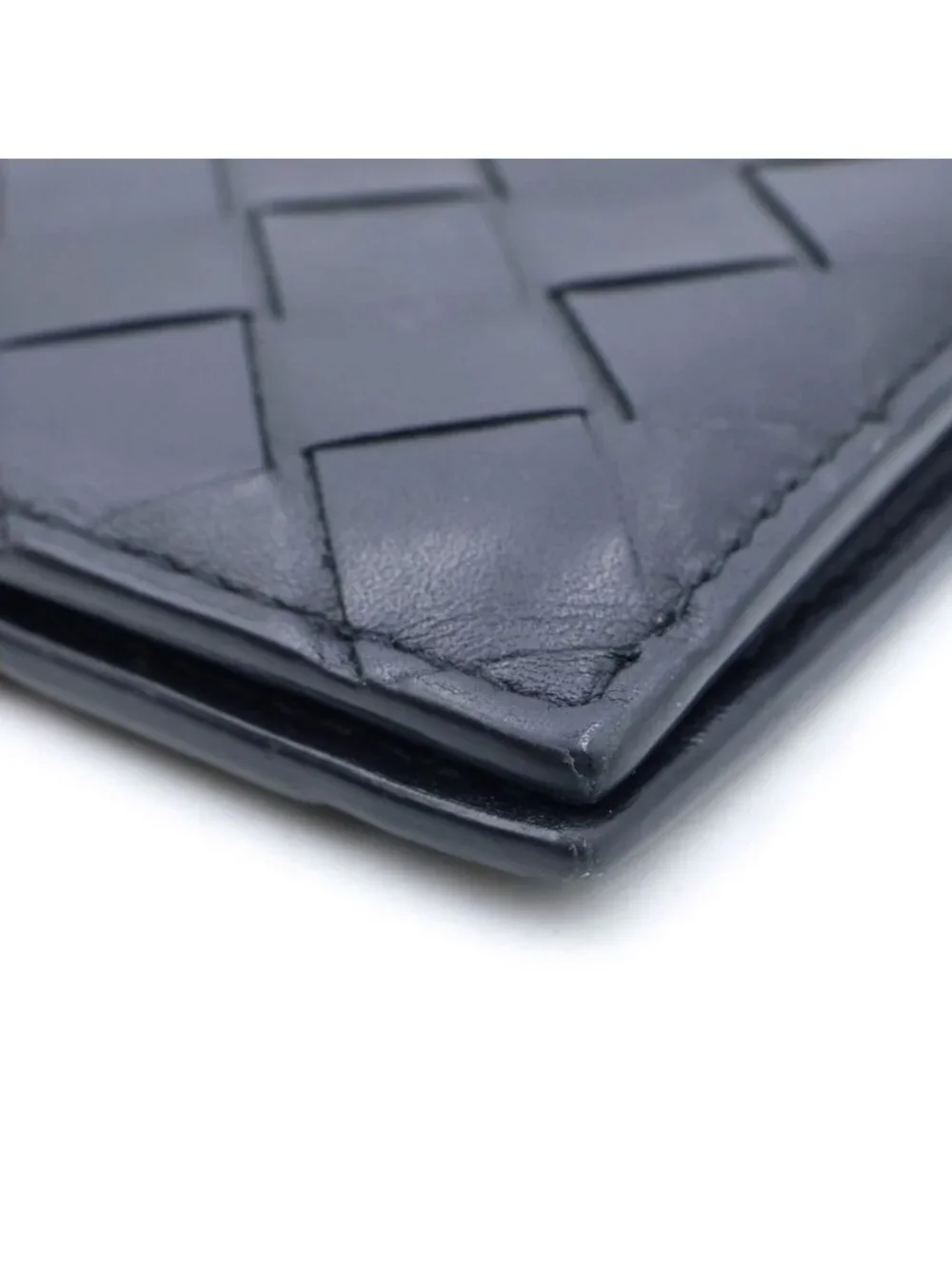 Bottega Veneta Intrecciato Card Case Black